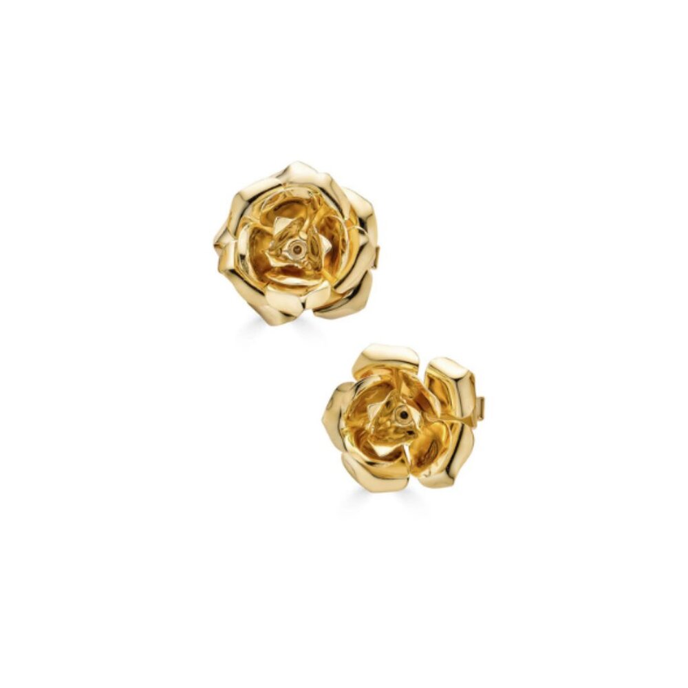 Epona Valley Rose Clip Set 14K Plated Gold